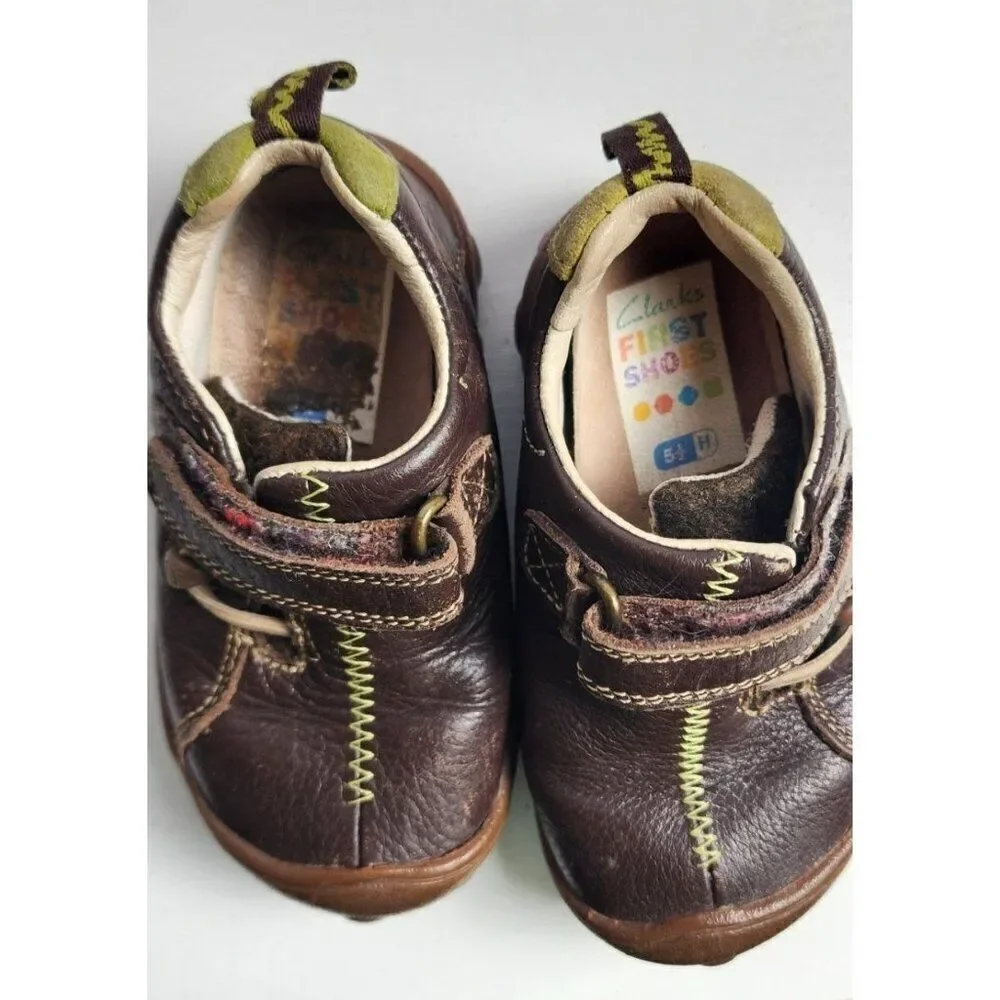Clark's Baby FIrst Shoes Size 5.5 Brown Shoes